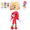 Adorable 28cm Sonic The Hedgehog Shadow Amy Rose Knuckle Tail Plush Toy For All Ages