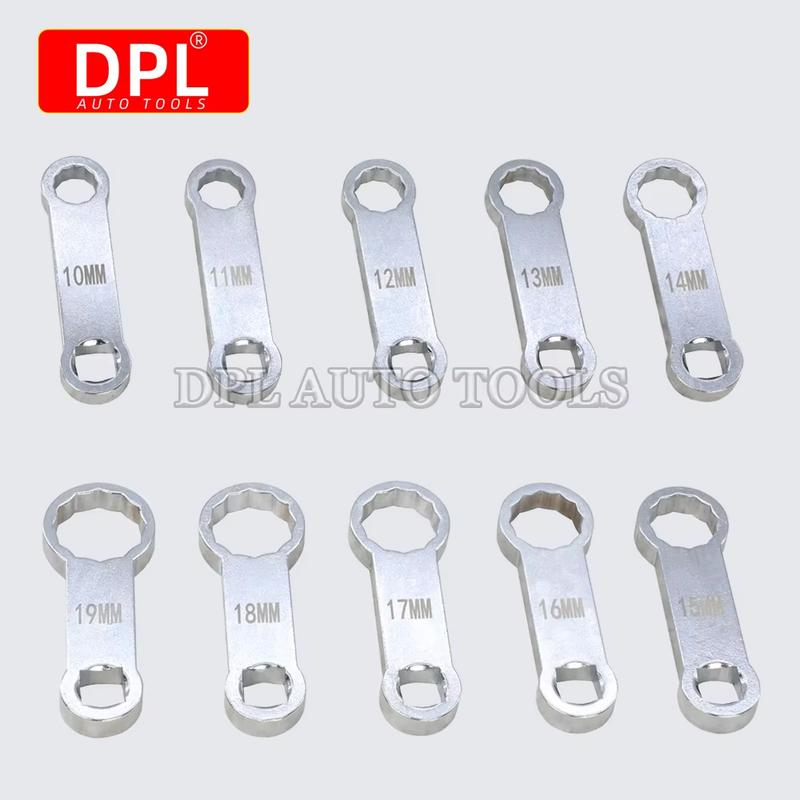 Torque Wrench Spanner 12 Point Adaptor Set 3/8 Drive Metric 10pc 10mm - 19mm