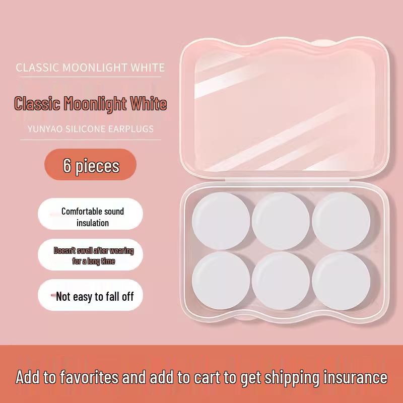 

Soundproof Silicone Earplugs for Sleeping, Anti-Snoring, Noise Reduction, Swimming, and Studying. Other