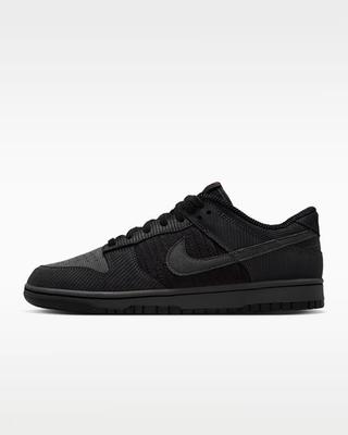 Nike Dunk Low Retro Premium Černý manšestrový Pánský Černý IB7746-001