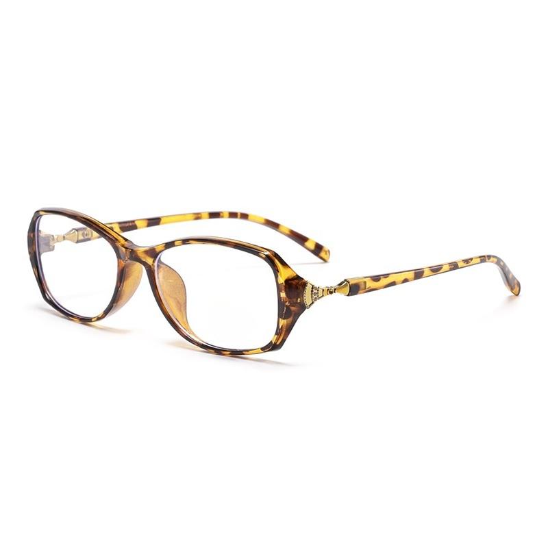 Simple Square Plastic Eyeglass Frame Fashion Trendy Reading Glasses Anti Blue Light Eyewear for Men and Women