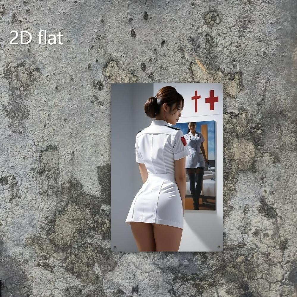 Винтажный Металлический Декор Стены Медсестра Железное Искусство Табличка Наружный Домашний Офисный Знак 20x30