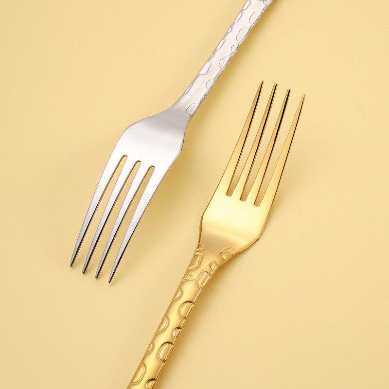 6pcs Stainless Steel Vintage Forest Style Coffee Spoon Dessert Spoon Dragonfly Branch Spoon Gift Craft Ice Cream Fork Spoon Set