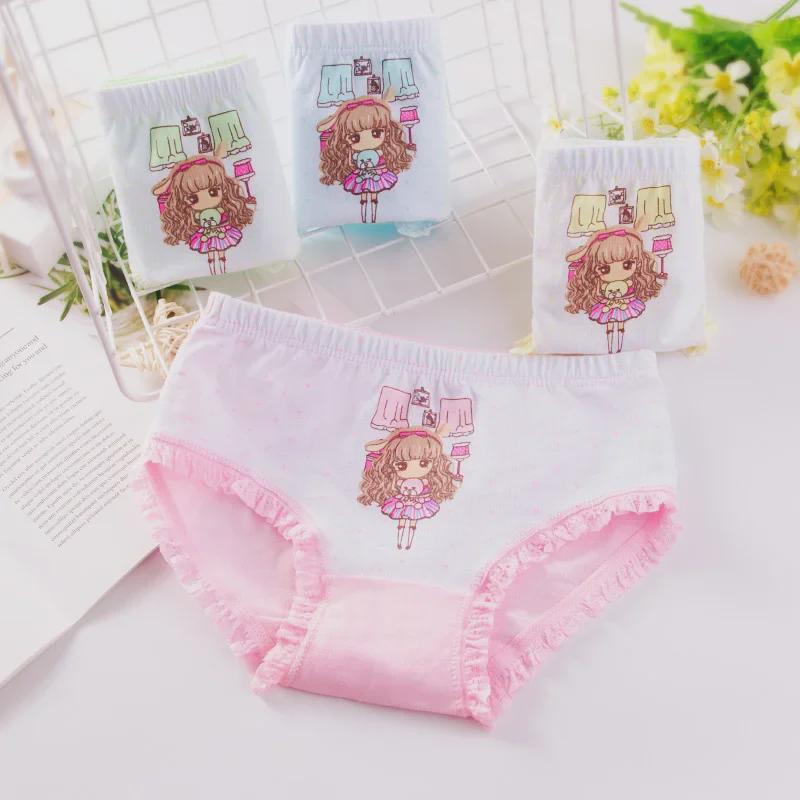 Girls' Fine Cotton Underwear, Sizes 2-12, Assorted Briefs and Shorts
