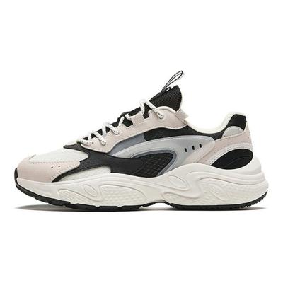 Lifestyle Series Non-Slip Wear-Resistant Breathable Low-Top Casual Shoes Women Sneaker Beige Black 122428853-2