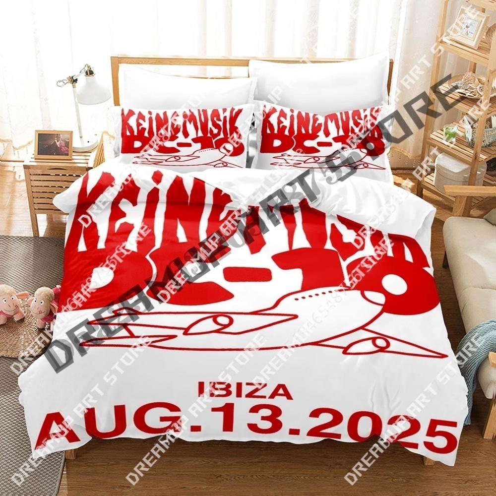 3D Print Keinemusik x Pacha Beddengoed Set Twin Queen King Volledige Maat Dekbedovertrek Kussensloop Bed Jongens Meisjes Volwassen Huistextiel EU Single 90x200cm