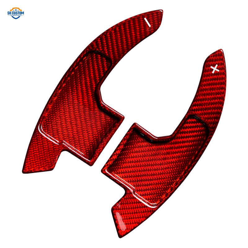 Dry Carbon Fiber Steering Wheel Shift Paddles for 2015-2021 Mustang Models