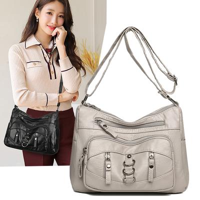 Γυναικεία Τσάντα Χιαστί Πολλαπλών Θηκών Μεγάλης Χωρητικότητας Τσάντα Ώμου για Μετακινήσεις Τσάντα Μητέρας