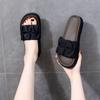 High Black Cool Slippers Women's Summer Outer Wear New High-end Feeling Not Tired Feet Casual Beach Flat Bottom One-word Drag