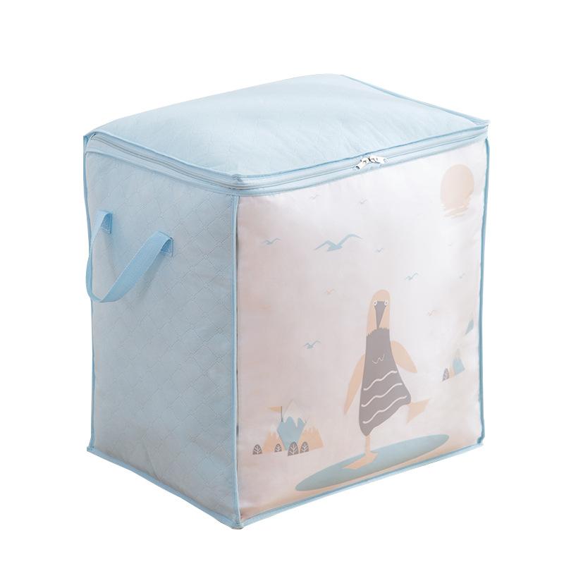 High Capacity Quilt Clothes Storage Bag Home Finishing Dust Bag Anti-bacterial Quilt Clothes Blanket Wardrobe Closet Storage Bag