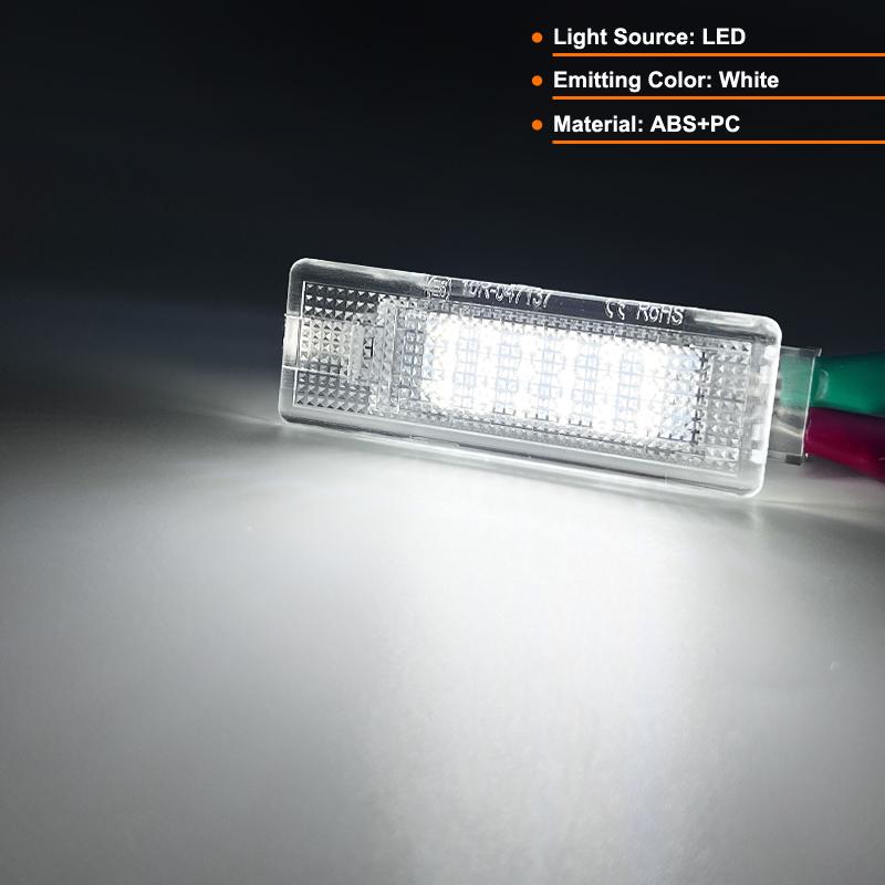 1Pcs For Seat Alhambra Altea Cordoba Ibiza Leon Toledo White LED Luggage Trunk Light