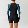 Women's One-piece Long Sleeved Swimsuit, Diving Suit, Surfing Suit, Women's Swimsuit, Swimming Suit