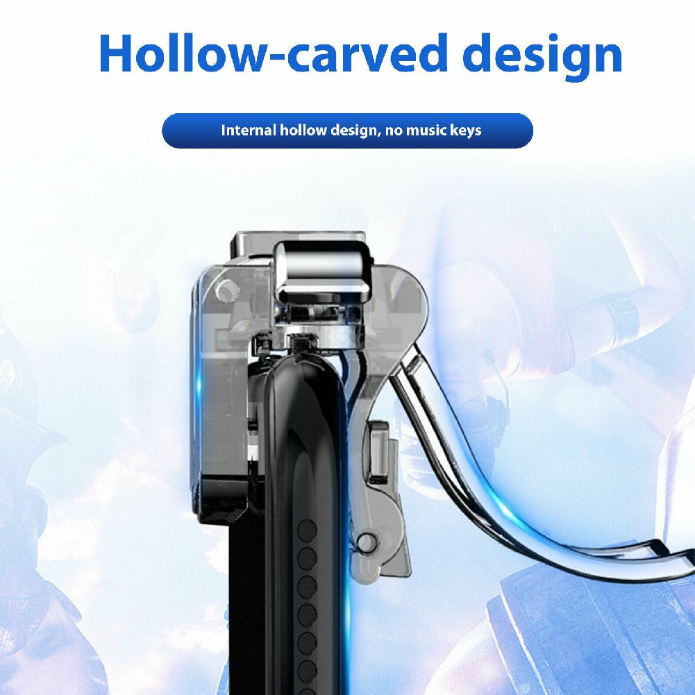 6 Finger Pubg Mobile Game Controller Phone Gamepad Trigger L1 R1 Aim /Shooter Button Joystick for IPhone Android