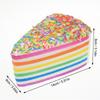 Dumpling Squishy Rainbow Layer Cake Toy Dessert Soft Toys For Teens & Adults Fun Novelty Gift For Birthdays Squish Dumplings
