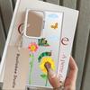 Cartoon Duck Flower Case for Samsung Galaxy S25 Note 20 Ultra S21 S20 Plus S23 S23 Ultra S25Edge S22 S24 FE Phone Cover