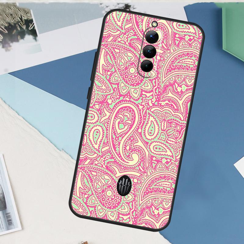 Paisley Pattern Case For ZTE Nubia Red Magic 9 10 11 8 8S 9S 10S Pro Plus 6 7 6S 7S Pro 5G 6R 10 Air Cover