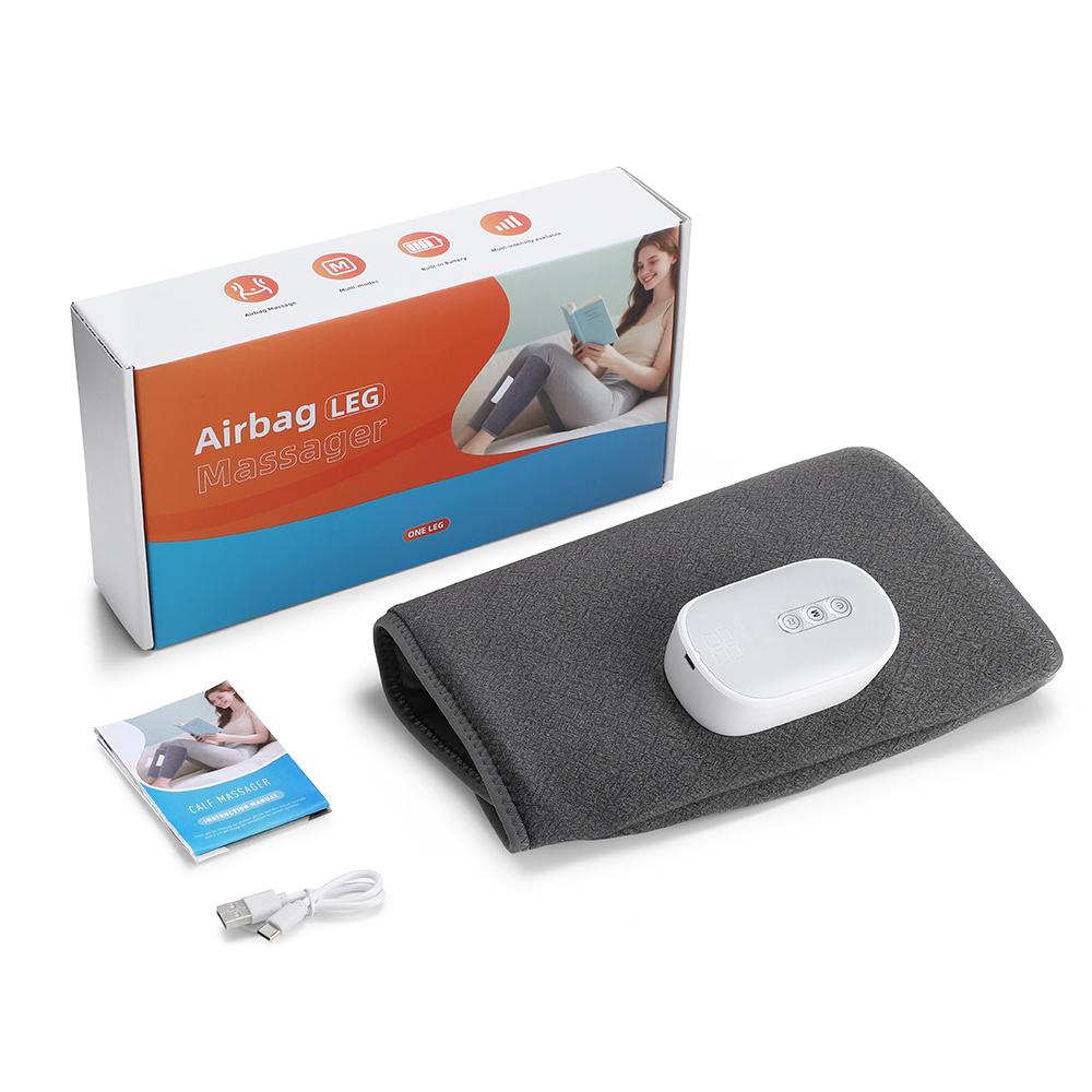 

Беспроводной массажер для икр с воздушной компрессией, 4 режима, электрический массаж ног, компрессия воздушными подушками, расслабление, массаж ступней и икроножных мышц, снятие усталости