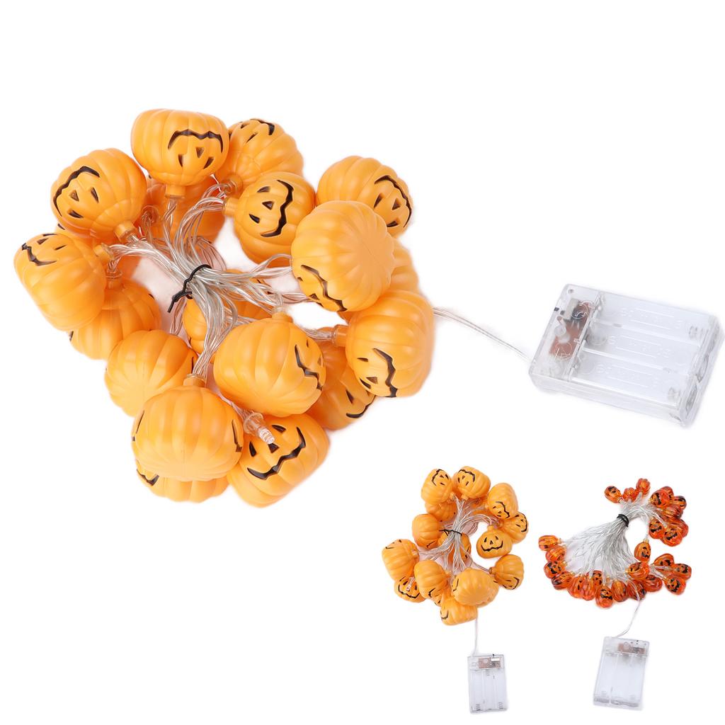 Pumpkin Lights String Halloween LED Decoration Holiday Decorative Lantern for Indoor Indoor