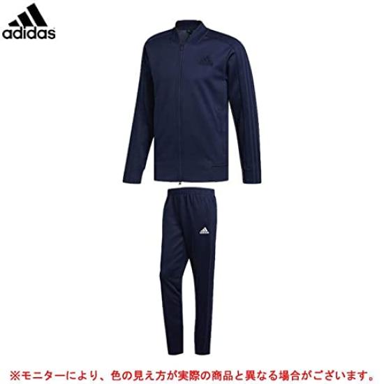 adidas Adidas M ID Tricot Track Bomber Jacket x Long Pants Top and Bottom Set Jersey XO College Navy (Side Button) (182-188cm) DSH87×88