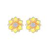 925 Silver Charm Four Leaf Clover Tulip Flower Pendant Bead Earrings Necklace fit Birthday Set Jewelry Gifts
