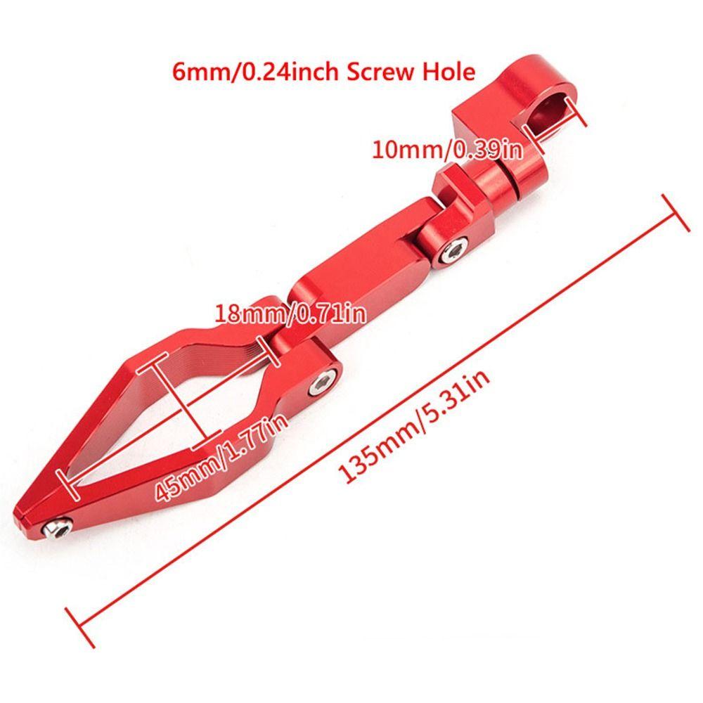 Universal Motorcycle Brake Cable Clamp Zinc Alloy Folding Shock Absorber Buckle Anti-Shake Electric Scooter Clip