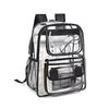 Transparent Backpack Transparent Storage Bag Students Bookbag Pocket Storage Bag Clear Beach Bag Work School