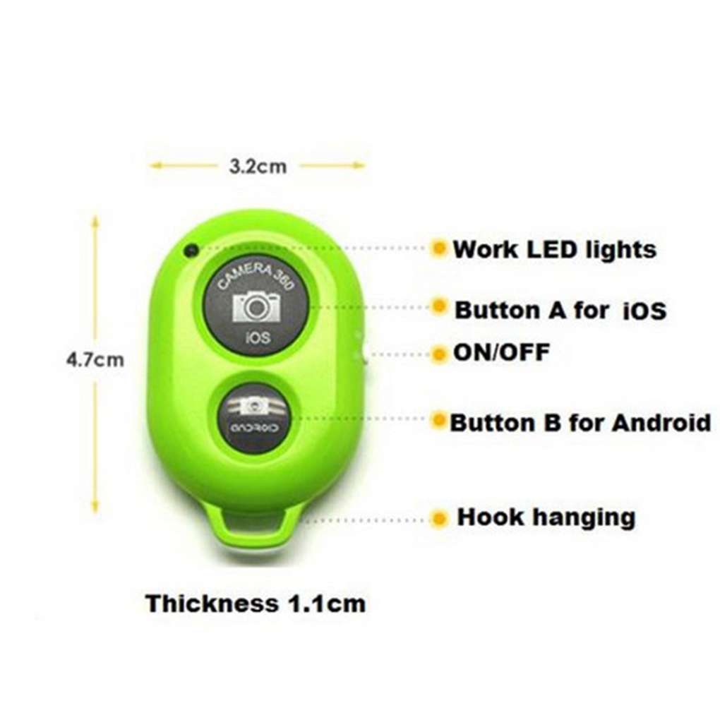 Camera Wireless Remote Control Outdoor Bluetooth-compatible 4.0 Selfie Shutter Controller Cellphone Photography Accessory