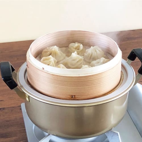 Hokuriku Aluminum Chinese Steamer Stand, 18cm (Fits steamers with an outer diameter of 10-15cm), Lightweight Aluminum, Made in Japan. This Chinese ste