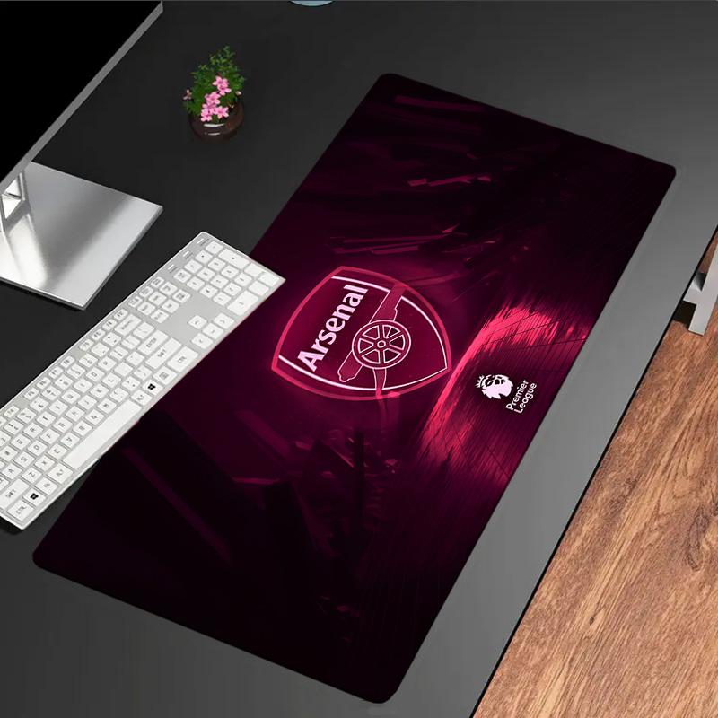 Tappetino Mouse Momento Celebrativo Arsenal, Base in Gomma, Tappetino Mouse per Giocatori e Uso Ufficio, Scrivania da Gioco, Tappetino Facile da Pulire Regali di Natale per Fan