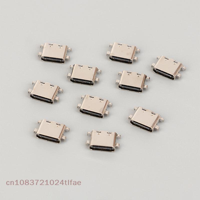 YY30-10 Pcs USB Type-C Charger Jack Port For Teclast M40 P20HD P20 USB C Charging Plug Dock Socket Connector