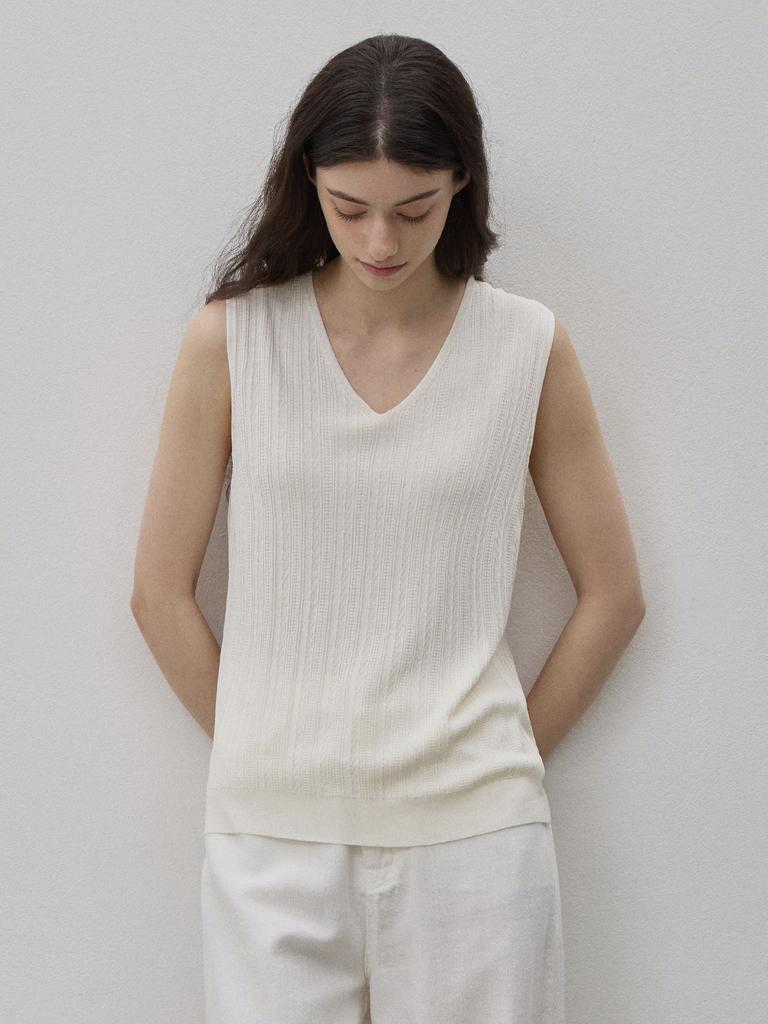 LE STUDIO Cooling Sleeveless Knit 2 Colors