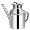 Stainless Steel Oil Dispenser Olive Oil Container Kitchen Cooking Oil Pot Grease Saver Oil Storage Container For Seasoning Tools