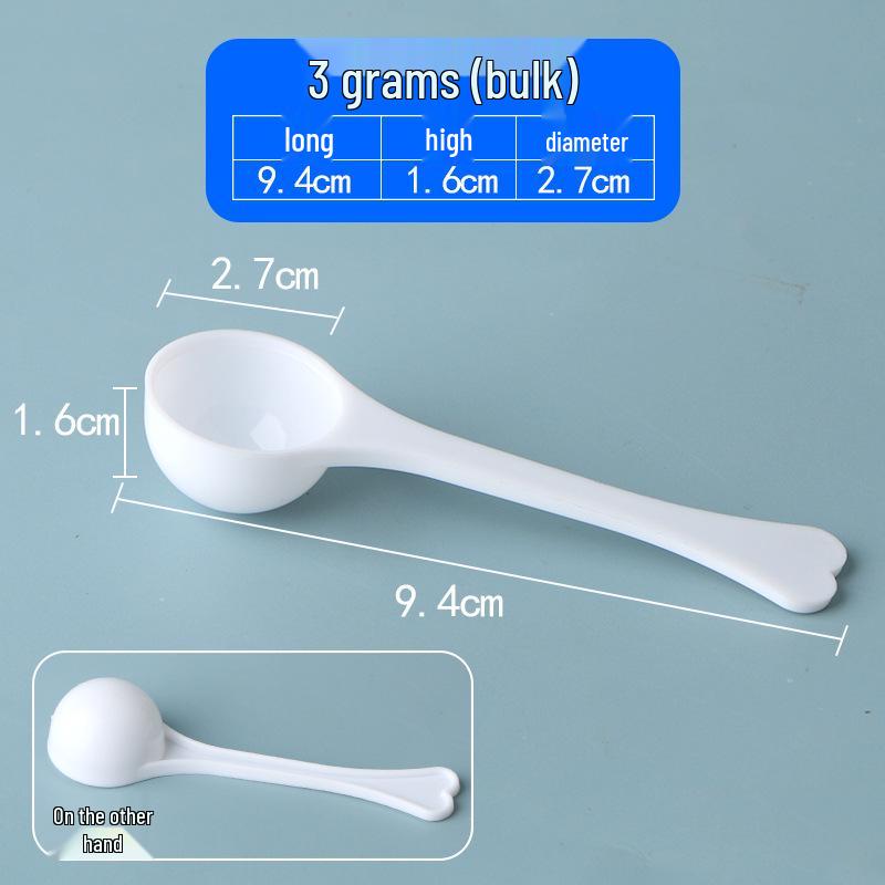 Individually Packaged Disposable Plastic Measuring Spoons: 1g, 3g, 5g, 10g, 15g for Liquid & Powder