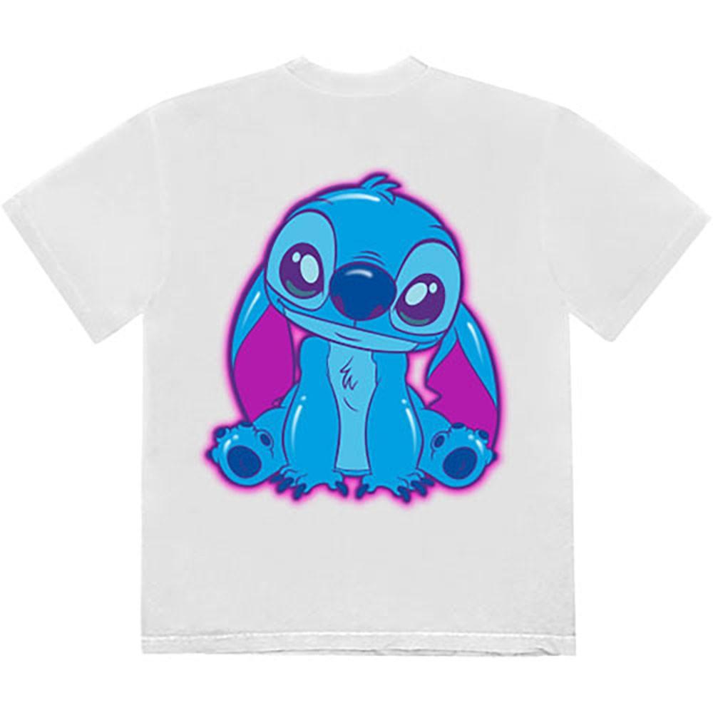 Lilo & Stitch Unisex Adult Spray Paint Back Print T-Shirt