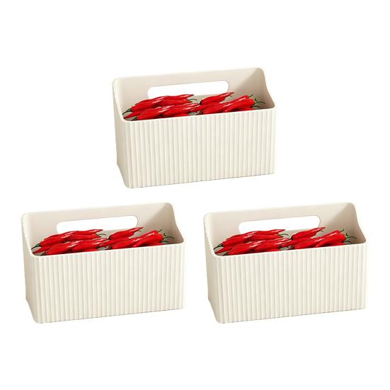 Storage Box No Drilling with Hollow Drain Holes Organizer Space-saving Storage Basket for Kitchen And Bathroom