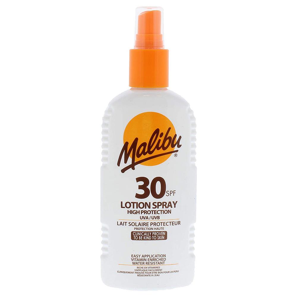 

Malibu Солнцезащитный спрей-лосьон SPF15 200 мл