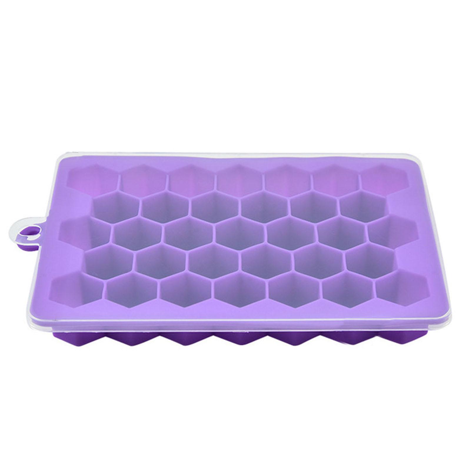 3D Ice Tray Silicone Stencils Multipurpose Reusable DIY Ice Maker For Home 33 Grids Square