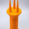 Handheld Soil Aerator 3-Spike Soil Loosening Tool Manual Mini Soil Aerator for Houseplants Small Flower Beds Vegetable Patches