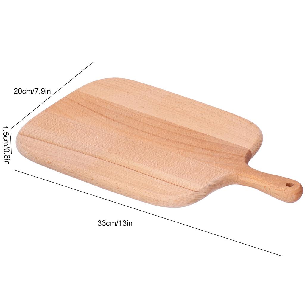 Beech Cutting Board Barbecue Pizza Bread Vegetable Fruit Wooden Chopping Board