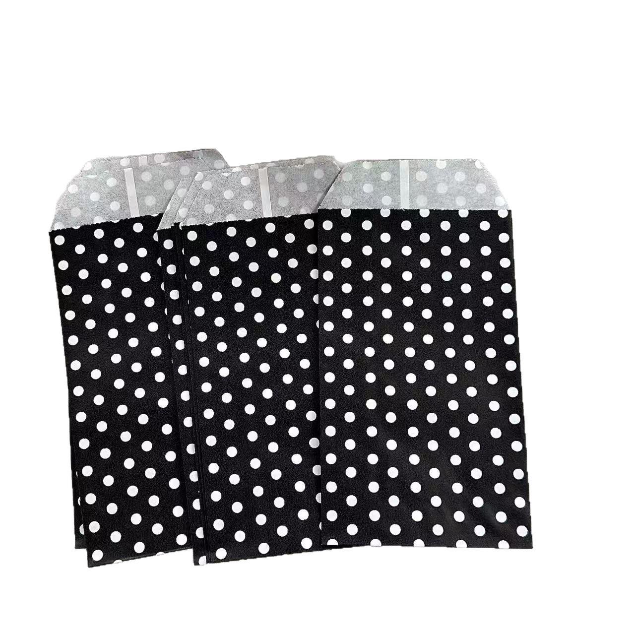 

High-Value Polka Dot Paper Bags: Creative Packaging, Gift, and DIY Portioning Bags Orange Polka Dot Bag 8x13 cm; Paper; 10 pcs