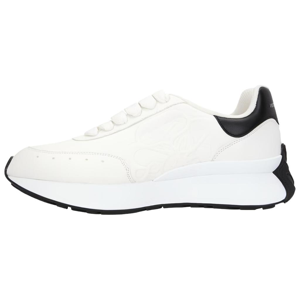 Alexander McQueen Sprint Runner 'White Black' Women's 687995WIC939061