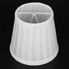 6PCS Barrel Shape Small Replacement Lamp Covers Clip On Pleated Lamp Shade  Ceiling Light