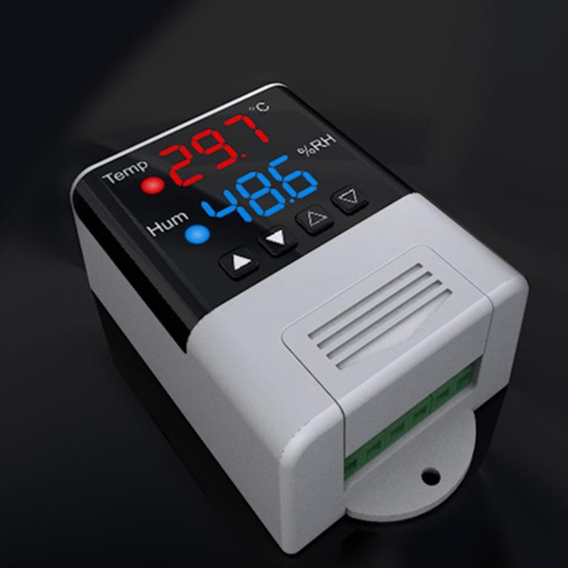 Professional Thermometer Hygrometer 20~60°C/0~100%RH Temperature & Humidity Controller Suitable for Incubator Greenhouse