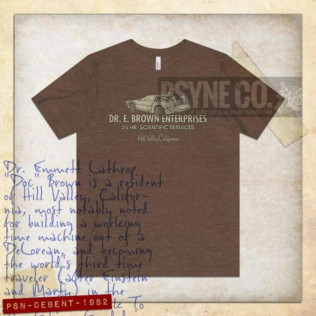 Dr. E. Brown Enterprises 1982 Vintage Men s T shirt 4XL