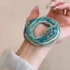 European and American Style New Holiday Style Handmade Blue Beaded Multi-layer Stacked Bracelet Women's Niche High-end Accessories