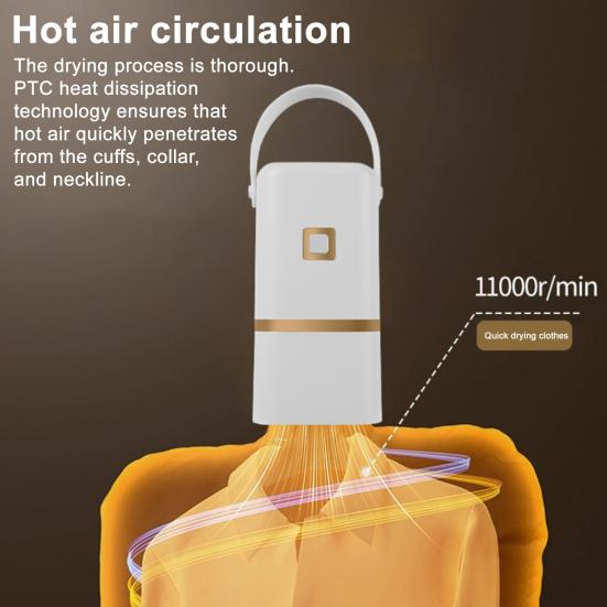 Electric Clothes Dryer Energy-Saving Easy to Use Portable Small Quiet Fast-Drying