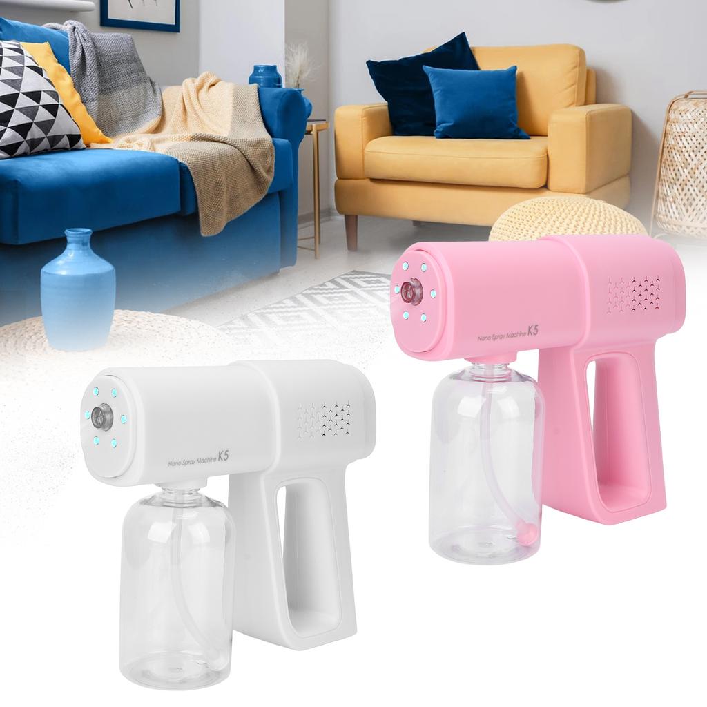 Handheld Nanometer Cleaning Sprayer USB Rechargeable Cordless Multifunctional Fine Mist Sprayer 380m