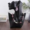 Half Face Head Mold Half Face Abstract Jewelry Head Mold Necklace Model High-end Shooting Display Props Jewelry