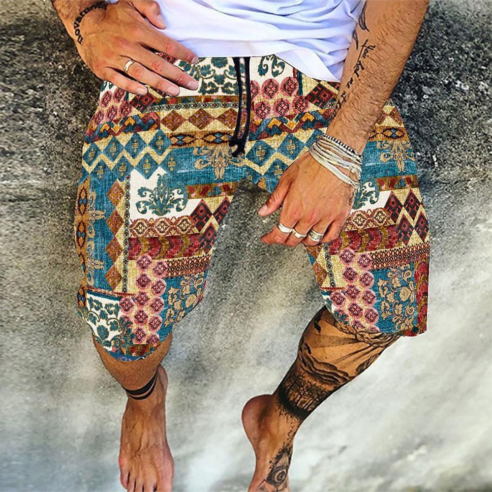 Men's Shorts Summer Shorts Bermuda Shorts Beach Shorts Drawstring Print Graphic Prints Comfort Lightweight
