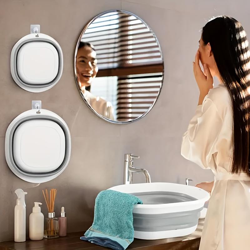 En allsidig sammenleggbar vaskebalje for vask av ansikt, klesvask og grønnsaker på hybler og i hjemmet, perfekt for familier, hybler og utendørs camping